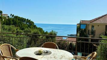 Studio-suite - balkon - havudsigt | Balkon