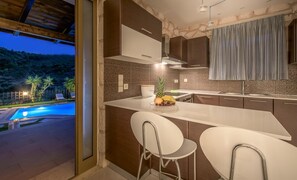 Villa - 3 sovrum - privat pool (Dafni) | Utsikt från rummet