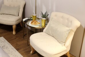 Quarto luxo, 1 quarto, banheiro privativo | Roupas de cama premium