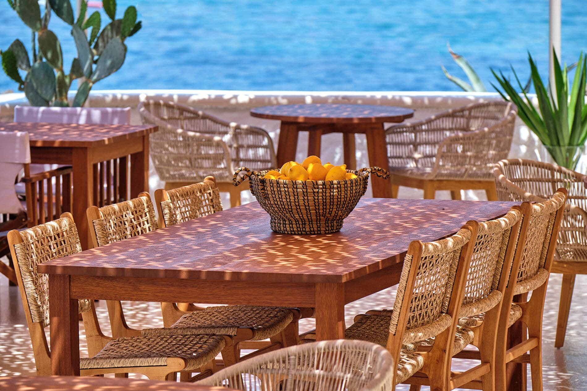 breakfast, lunch, dinner served; beach views