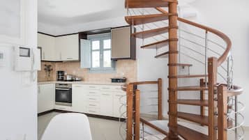 Villa, 2 chambres, piscine privée (Thirasia) | Cuisine privée