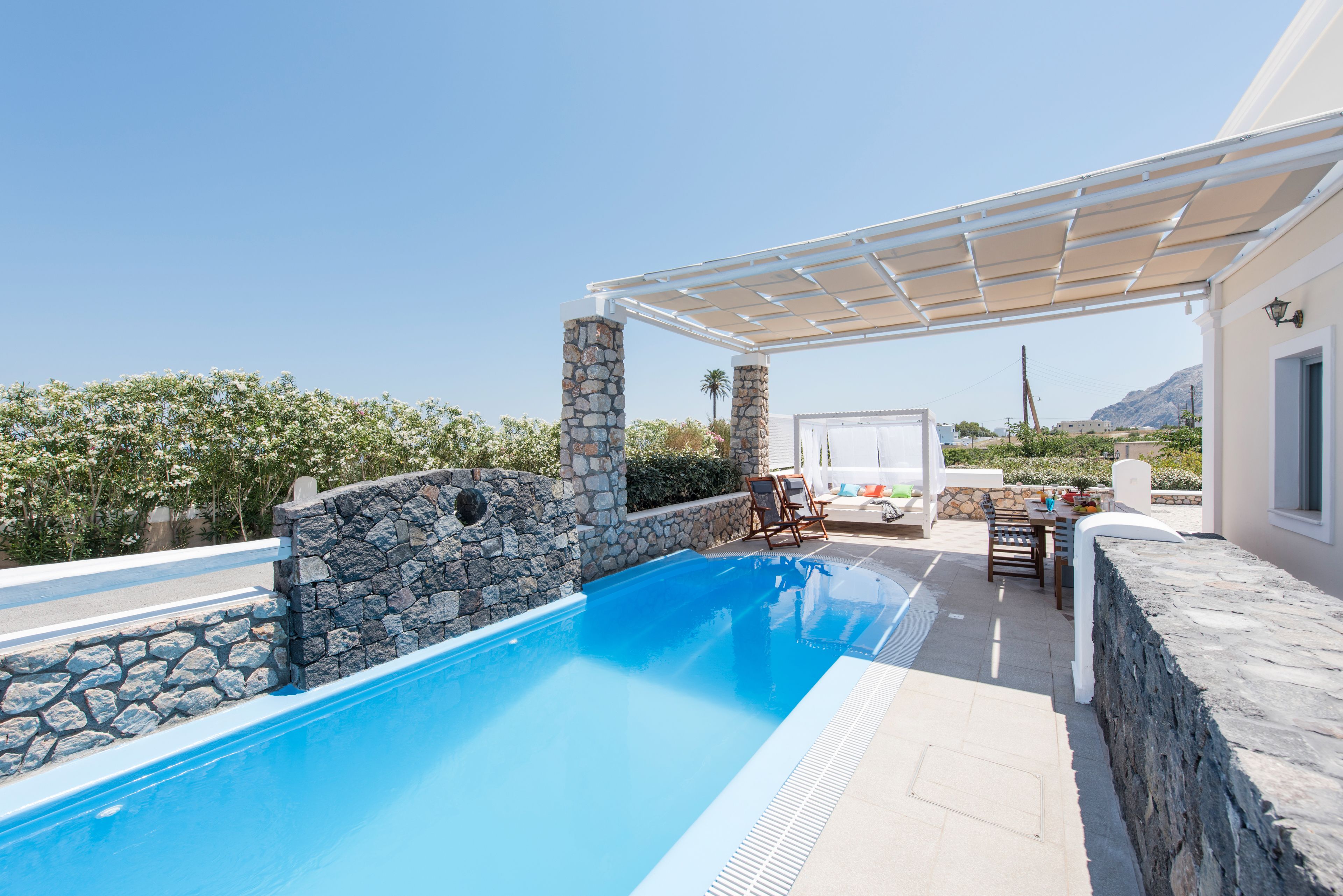 Villa, 2 soverom, privat basseng (Thirasia) | Utendørsbasseng