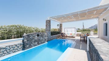 Villa, 2 soverom, privat basseng (Thirasia) | Utendørsbasseng