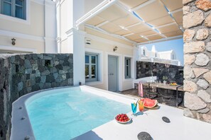 Villa, 3 Schlafzimmer, Whirlpool (Calliste) | Außen-Whirlpool