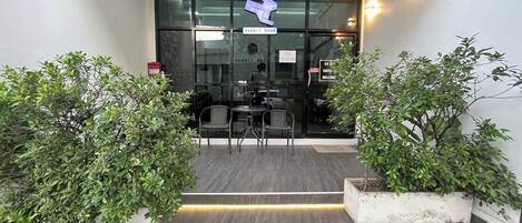 Façade de l’hébergement