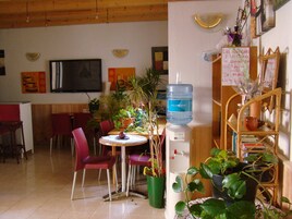 Sala de estar en el lobby