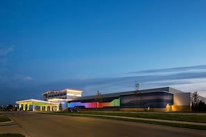 Front of property - evening/night