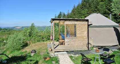 Eco-Glamping Mountain Yurt North Wales - Sleeps 4 - Se aceptan mascotas y niños