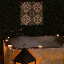 Sale per trattamenti di coppia, vasca idromassaggio, bagno turco/hammam