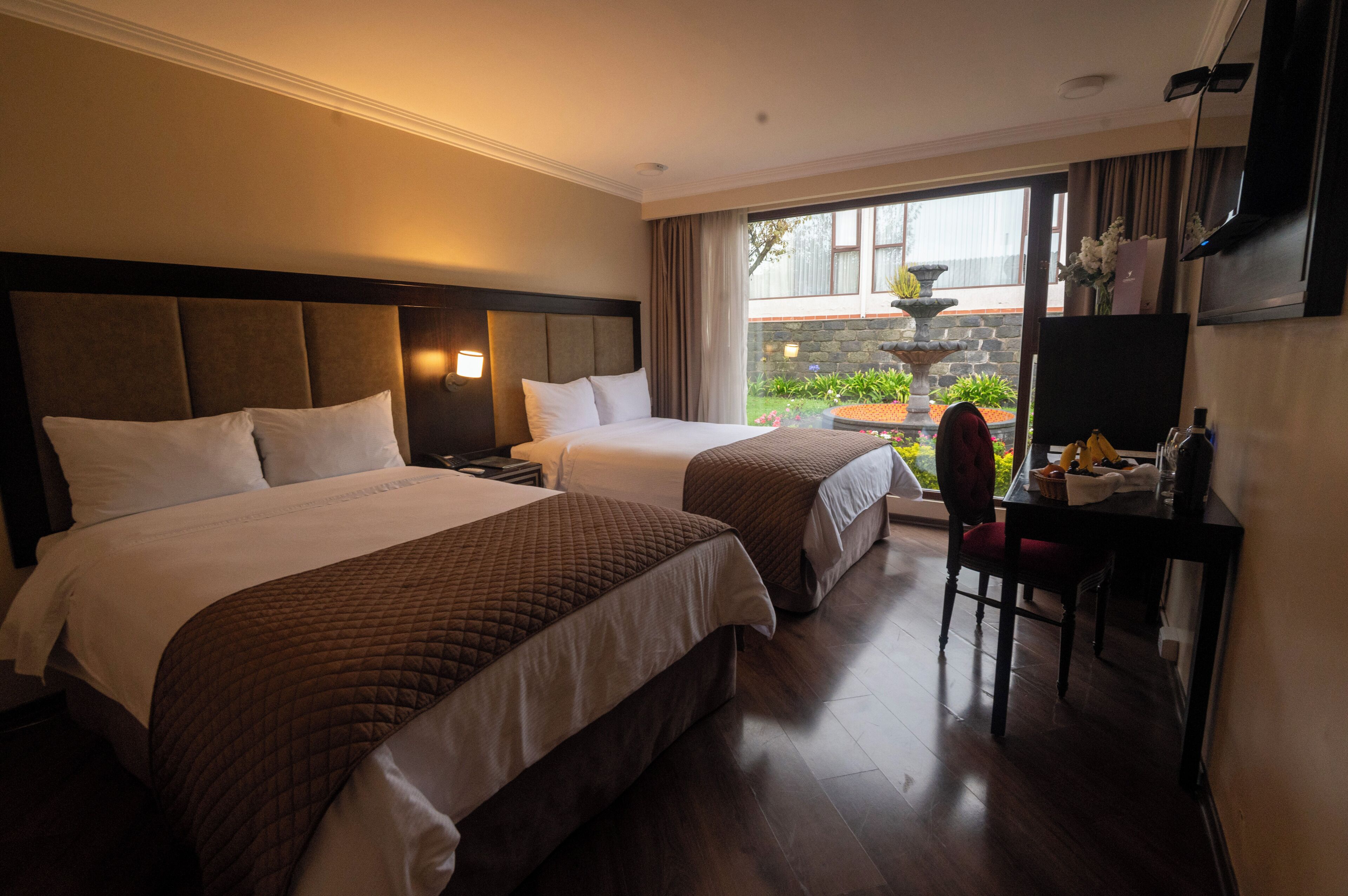 Double Room, 2 Queen Beds | In-room safe, individually decorated, individually furnished, desk