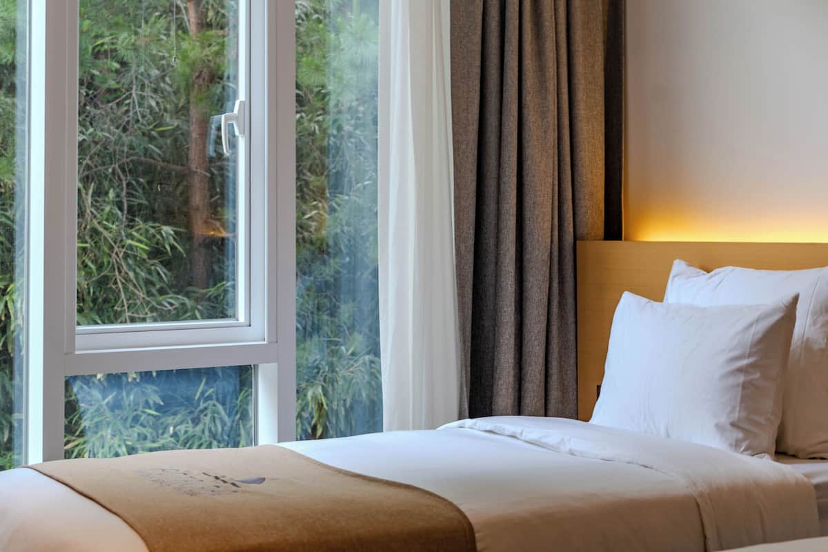Forest Standard Twin | Premium bedding, down comforters, iron/ironing board, free WiFi