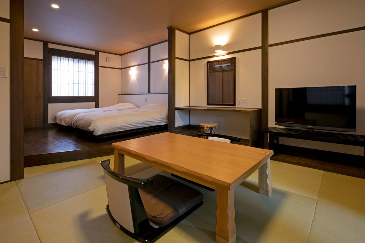 Rom, anneks (JapaneseWestern,FineViewbath,from12yo) | Safe på rommet, wi-fi (inkludert) og sengetøy
