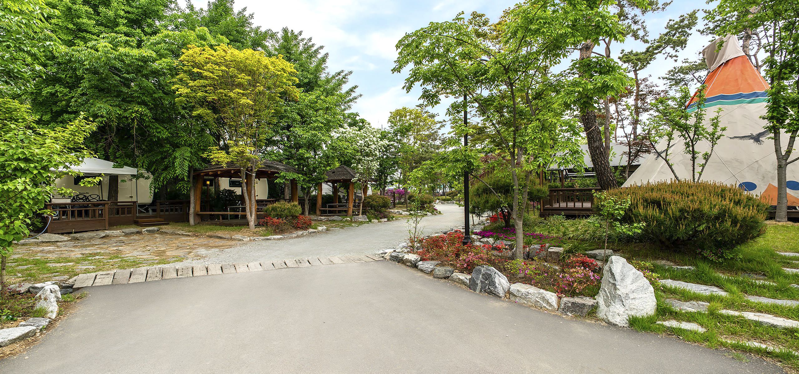 Overnatningsstedets område