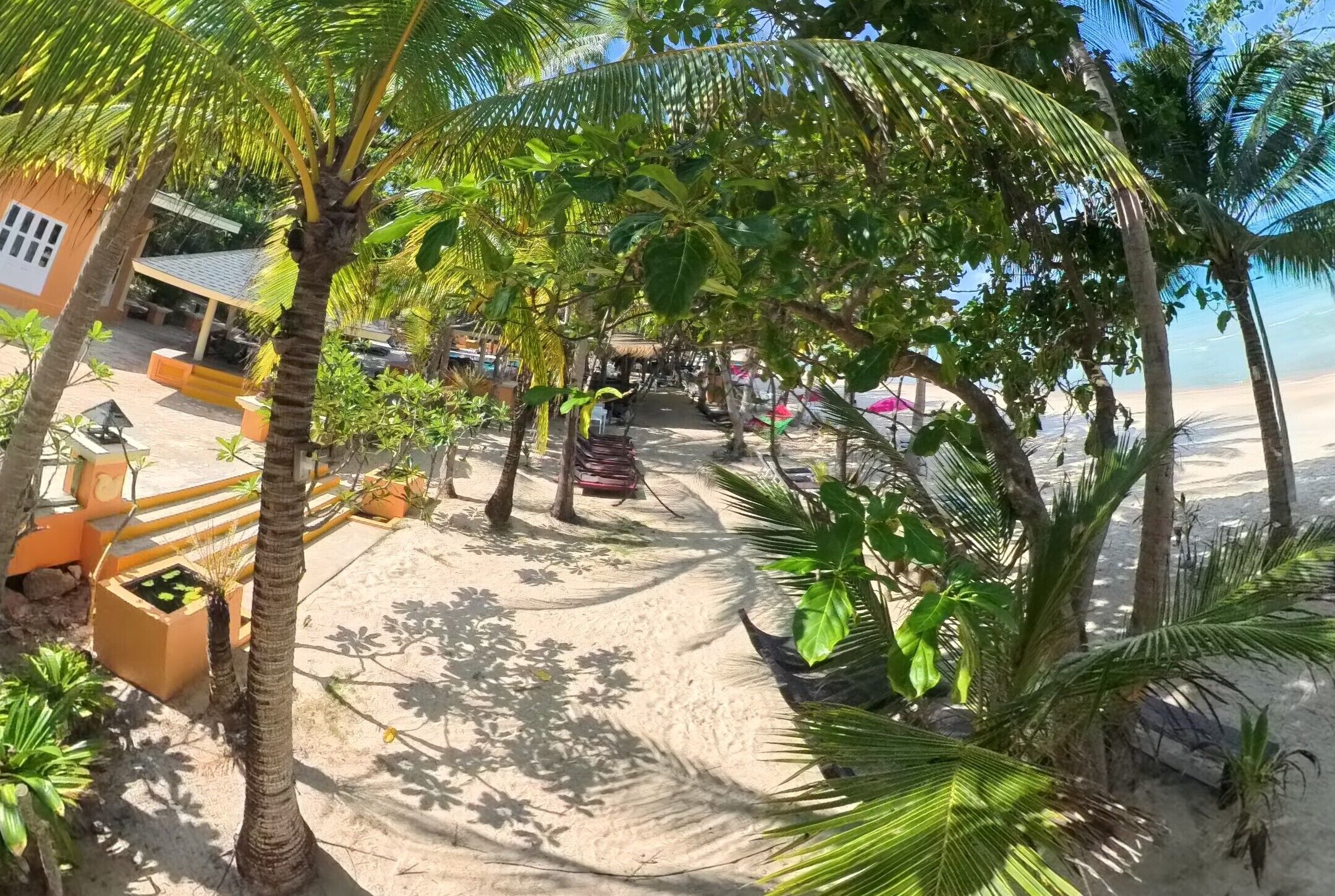 Na praia 