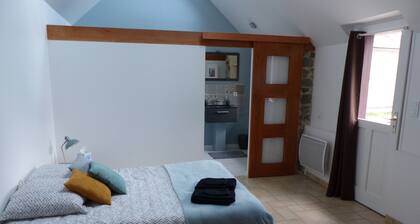 Chambre familiale, à 2 mn de la plage aménagée