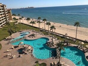 Et oppvarmet basseng