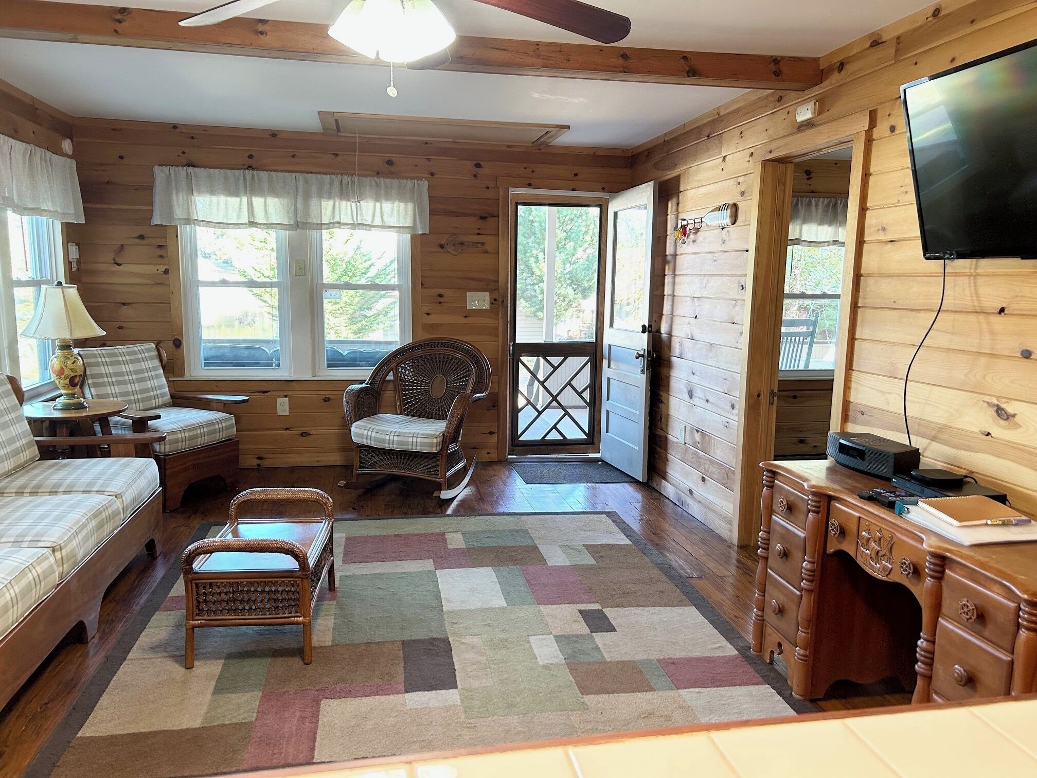 Living Room - Our Front Door