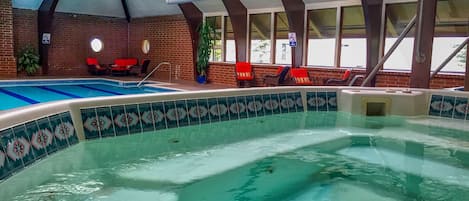 Indoor pool, a heated pool