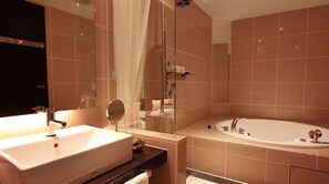 Junior Suite Room (Western) | Bathroom | Separate tub and shower, designer toiletries, hair dryer, bathrobes - KIZASHI THE SUITE (Kyoto)