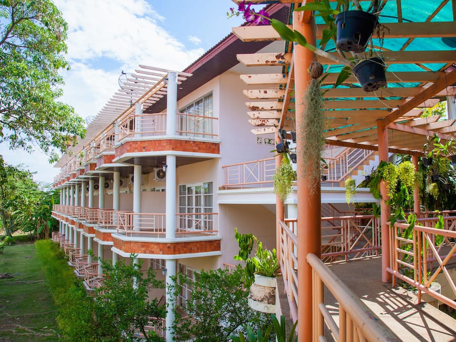 Uitzicht vanuit accommodatie