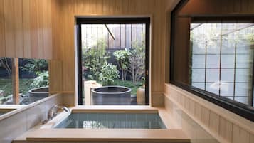 Koubai | Bathroom | Combined shower/bathtub, deep-soaking bathtub, designer toiletries