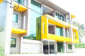 Fassade der Unterkunft