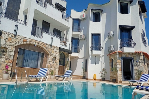 Voorkant van accommodatie