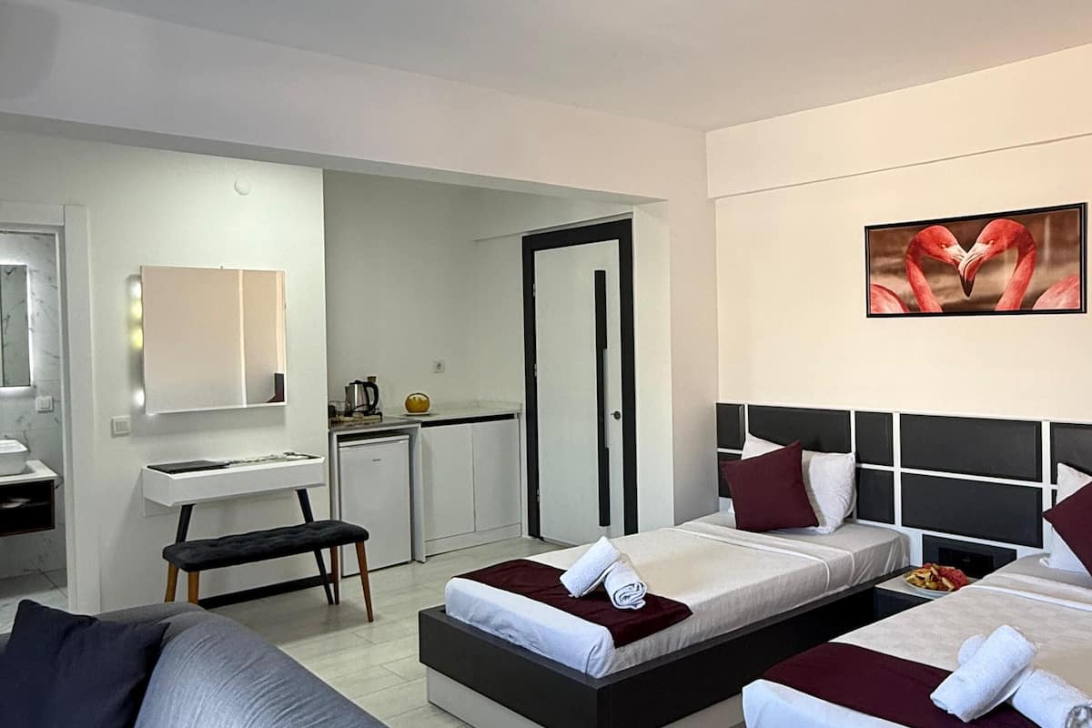2 habitaciones, wifi gratis y ropa de cama