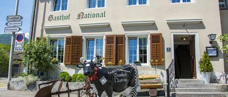 Fassade der Unterkunft