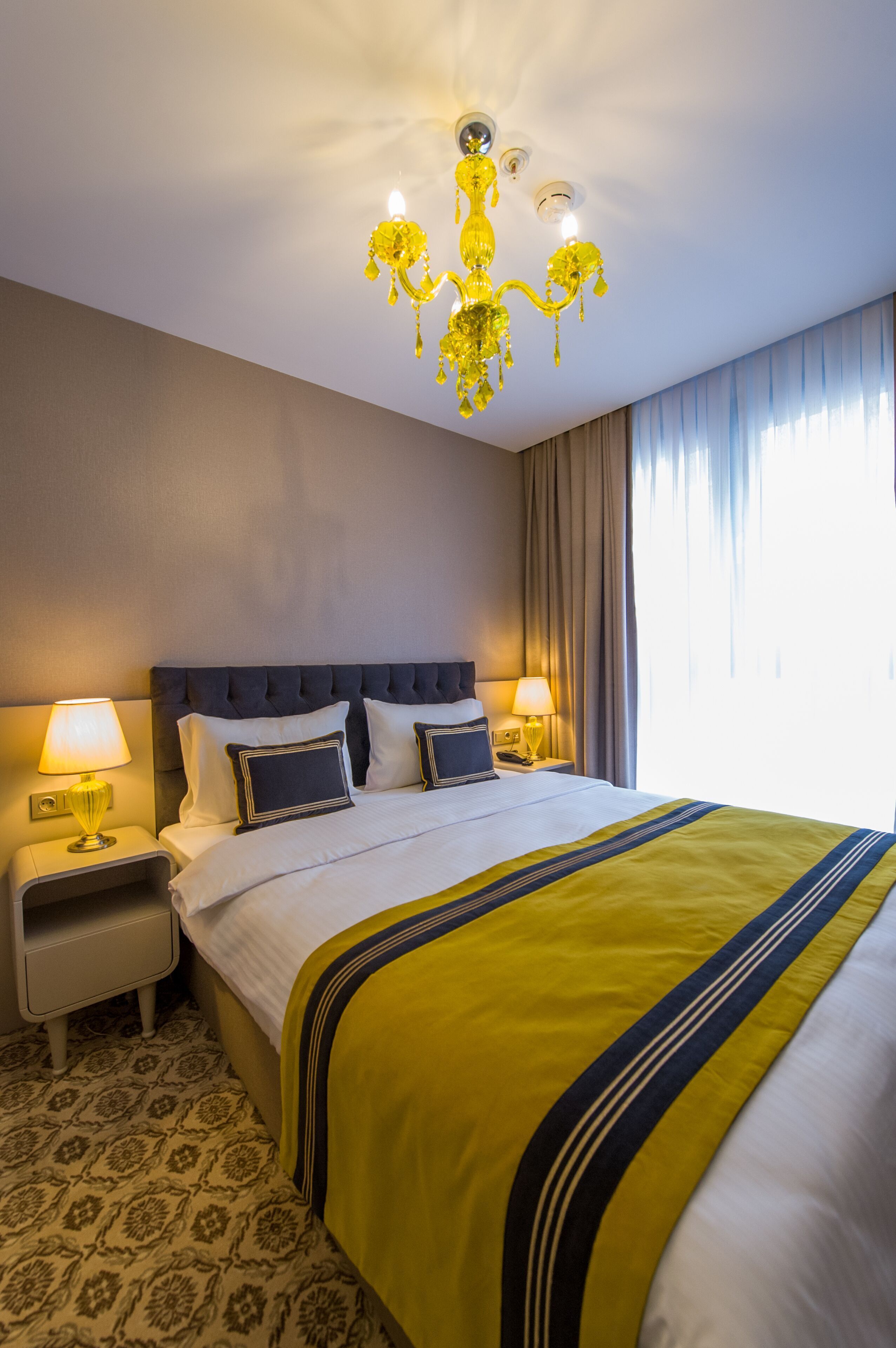 Premium bedding, minibar, in-room safe, soundproofing