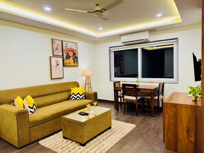 Svit Superior - 1 kingsize-säng | Vardagsrum