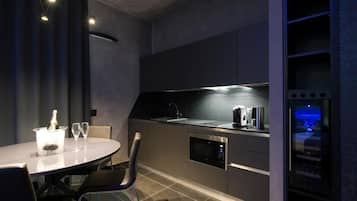 Studio Luxe, bain à remous | Cuisine privée