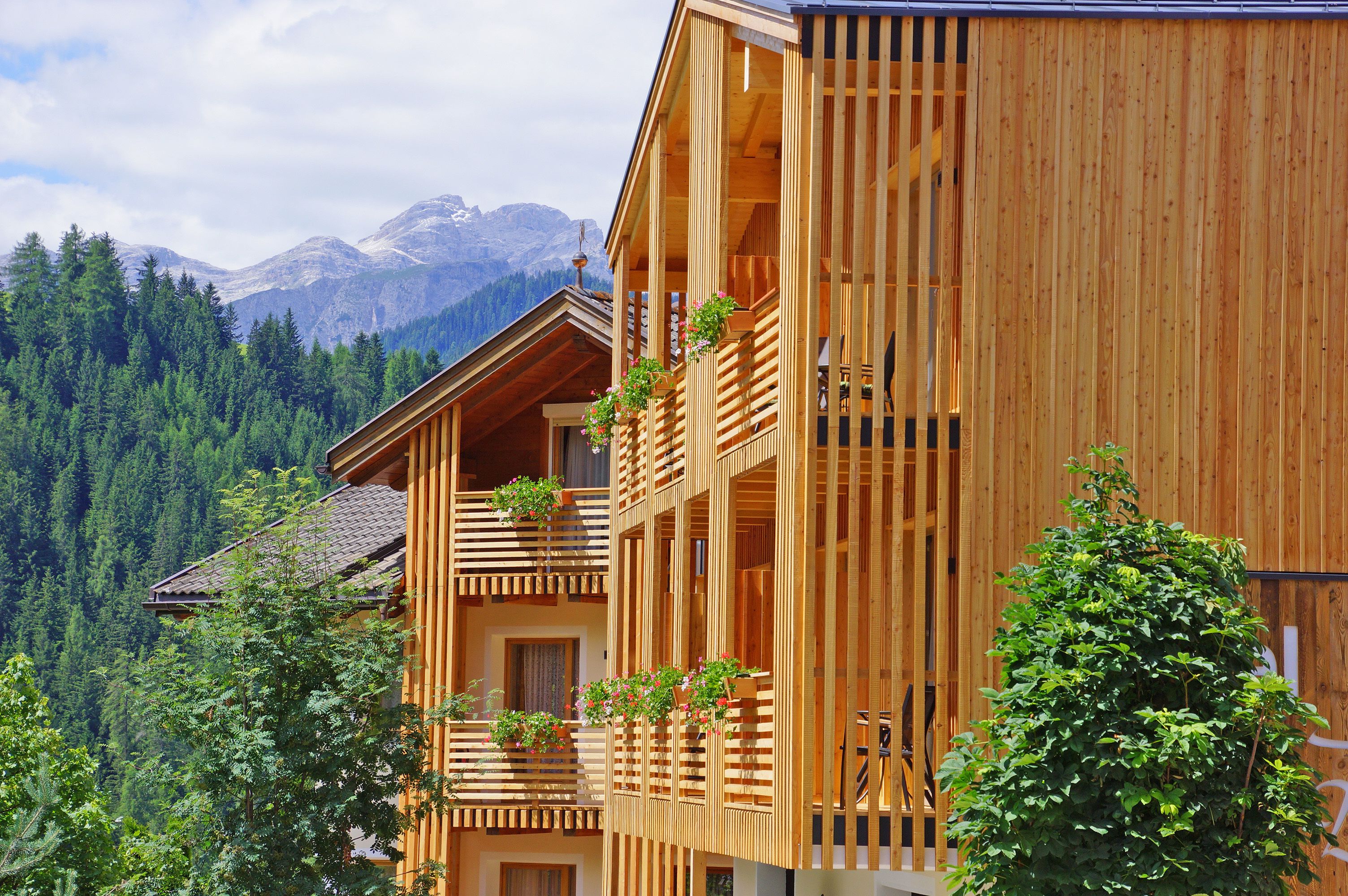 Blick von der Unterkunft