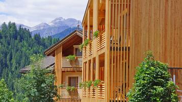 Blick von der Unterkunft