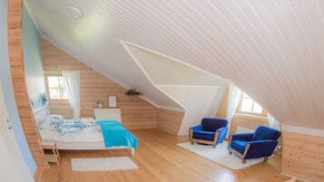 Basic Villa, Multiple Bedrooms, Sauna, River View | 1 bedroom, desk, iron/ironing board, free cribs/infant beds