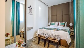 Chambre Double Design, accessible aux personnes à mobilité réduite (1) | Literie de qualité supérieure, minibar, coffres-forts dans les chambres