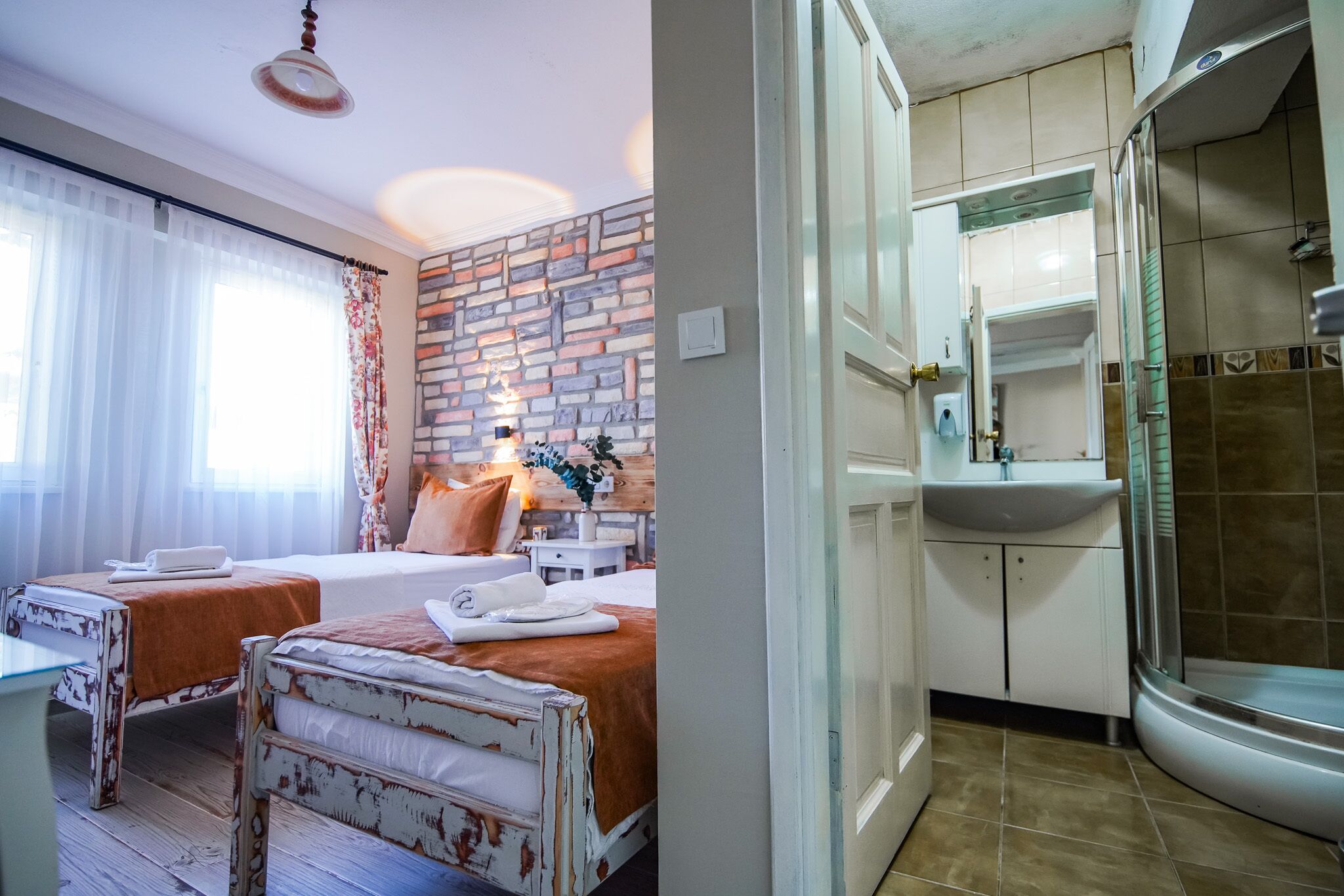 economy twin room, garden view | 1 bedroom, premium bedding, free wifi, bed sheets