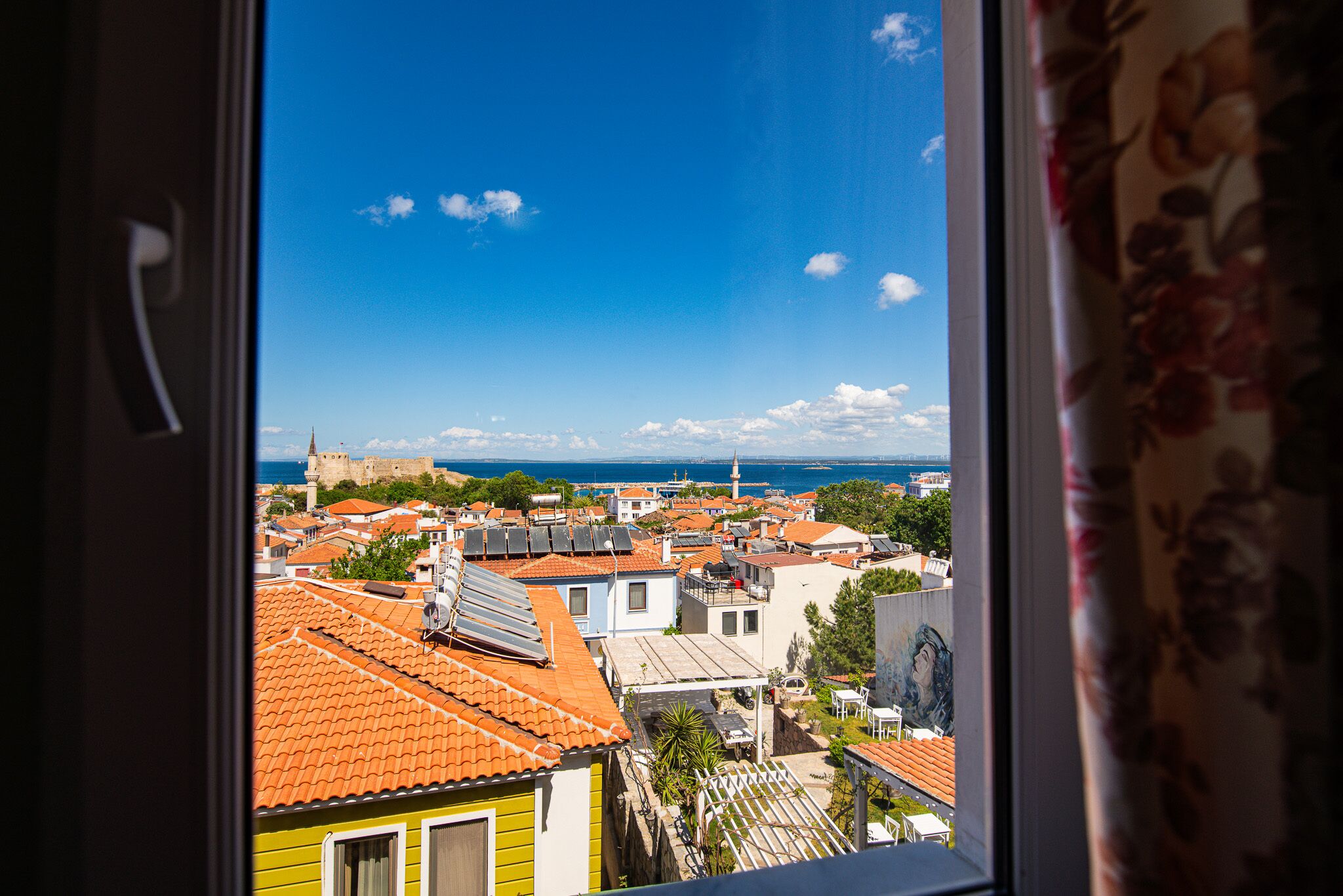 deluxe triple room, sea view | view from room