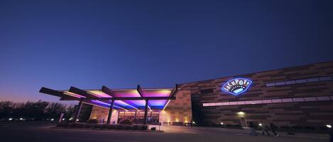 Front of property - evening/night