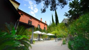 Majoituspaikan julkisivu