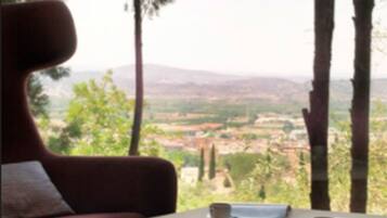 Suite, privézwembad (+ Jacuzzi) | Kameruitzicht