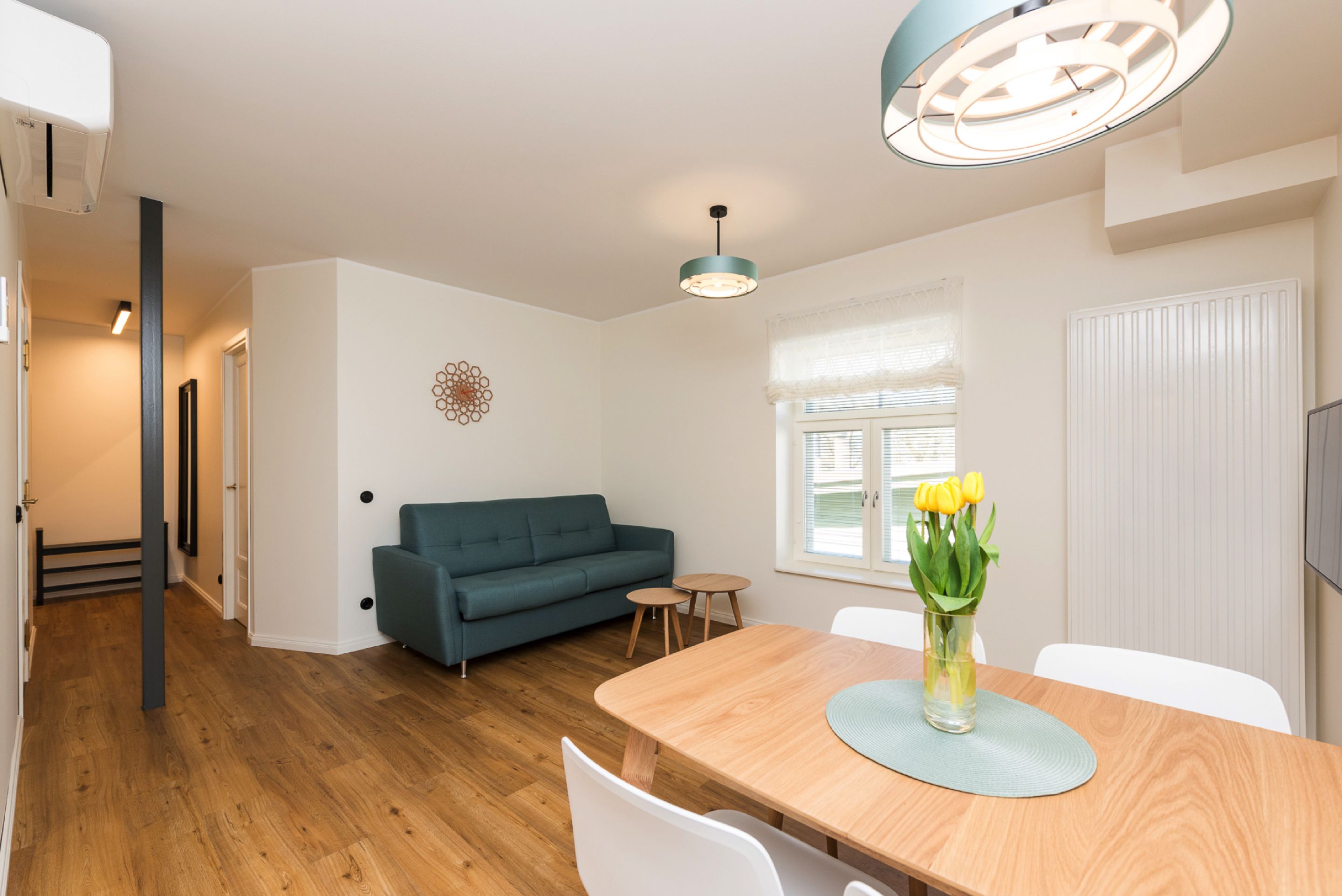 Spiseområde på rommet
