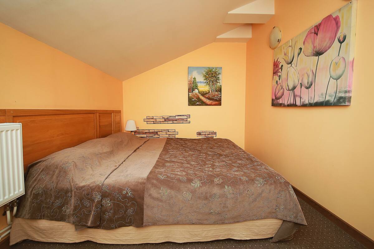 Double room with shared bathroom | Iron/ironing board, free WiFi, bed sheets