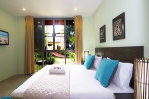 Bungalow (  2  ) | 2 dormitorios, caja fuerte, escritorio y wifi gratis