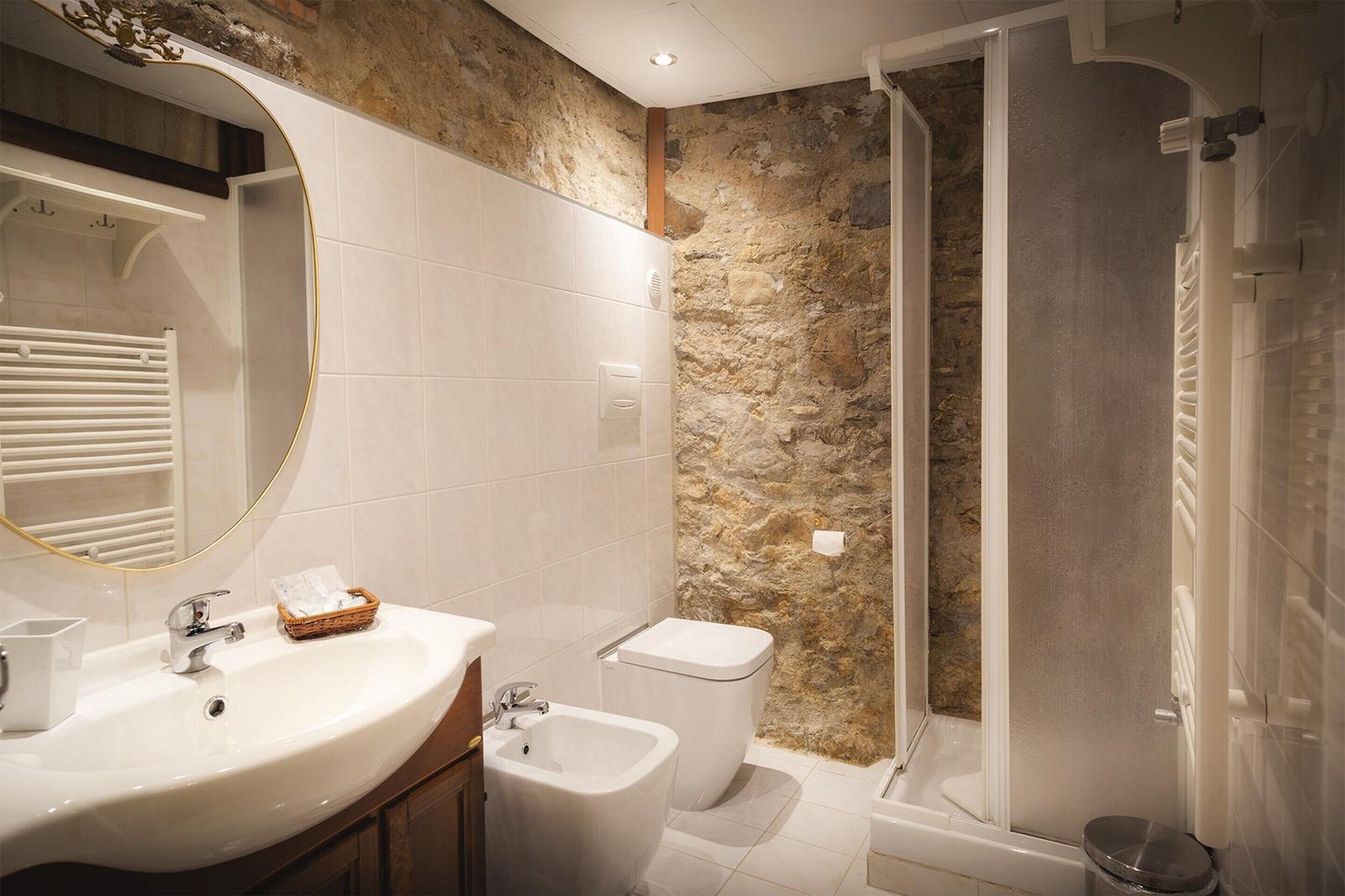 Panoramic Suite, 1 Bedroom, Terrace, Valley View | Bathroom | Shower, free toiletries, hair dryer, bidet
