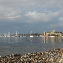 Private beach