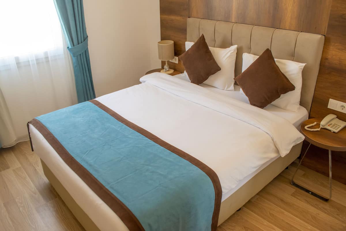 Standard Double Room | Premium bedding, desk, laptop workspace, soundproofing