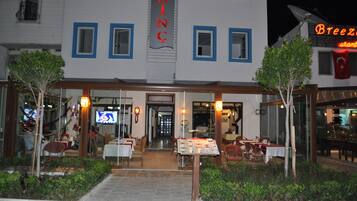 Front of property - evening/night