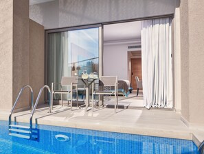 Superior Room Swim up Inland View | Terrasse/Patio