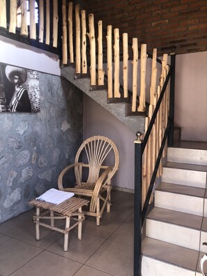 Room, Multiple Beds | Living room | Fireplace